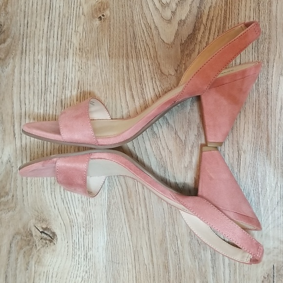 Seven Diols Womens Pink Slingback Open Toe Heel Sandals Size 8.5 Medium - Picture 6 of 10